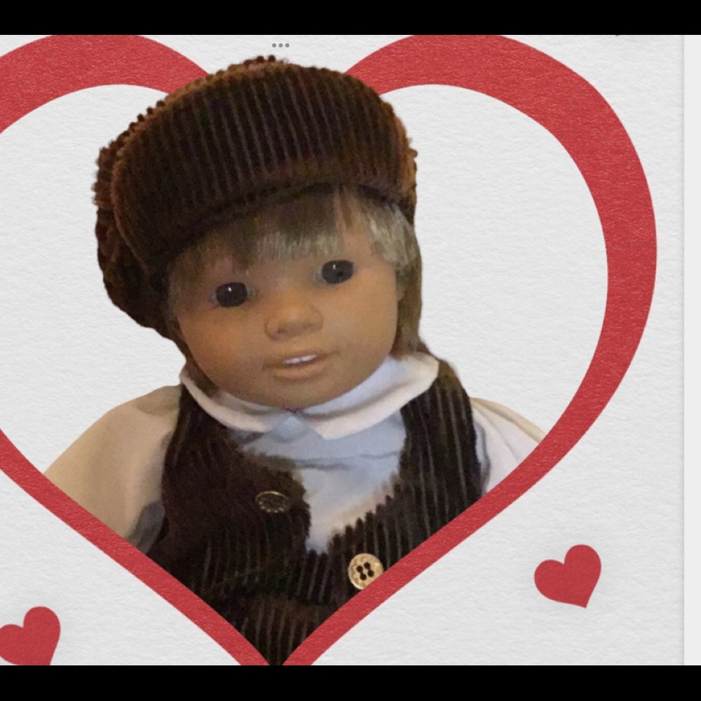 Adorable boy doll purchased at an Art Festival in the 90’s
